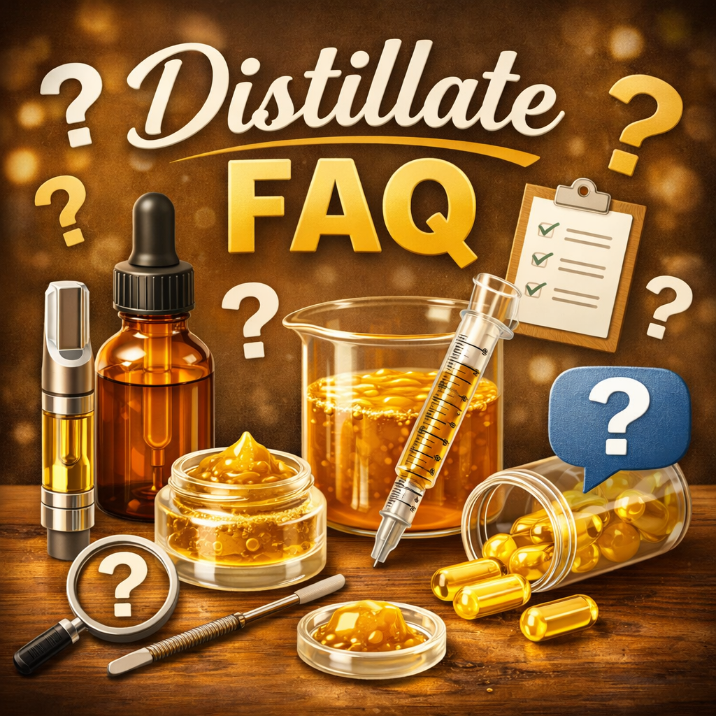 FAQ: CBD, HHC, THCP, HHCP & CBDV Distillates
