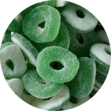 THCX Gummies I Apple Rings - Hempire Gardens